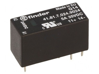 Releu semiconductor 1-fazat 5A 14-32VDC foto