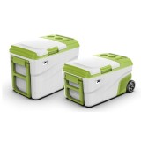 Cumpara ieftin Frigider 35L cu roți, tractabil, manevrabil pentru plajă, auto rulotă,