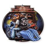 Decoratiune metalica cu un motociclist NY-37, Ornamentale