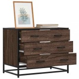 VidaXL Dulap cu sertar, stejar maro, 70x41x56 cm, lemn prelucrat