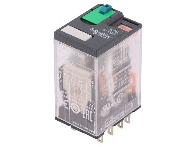 Releu Electromagnetic 4PDT 24VDC 6A