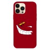Husa compatibila cu Apple iPhone 12 Pro Max, Viceversa, model Red guy face Cow and Chicken, Silicon, TPU, Transparent, Carcasa