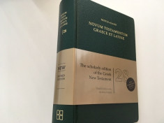 BIBLIA NOVUM TESTAMENTUM GRAECE ET LATINE EDITIA 28 DEUTSCHE BIBELGESELLSCHAFT foto