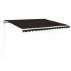 Copertina retractabila automat, antracit, 450x350 cm