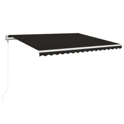 Copertina retractabila automat, antracit, 450x350 cm foto