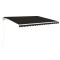 Copertina retractabila automat, antracit, 450x350 cm