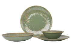 Bonna Set de vesela - Sage Snell - 24 bucăți - 6 persoane - Porţelan