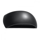 Lampă De Perete Pontius Negru Ceramică 1 Bec Semicircular Modern De Interior
