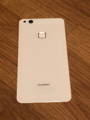 Capac original Huawei P10 lite cu amprenta alb swap foto