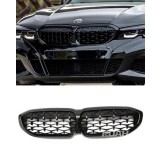 Gril frontal Rinichi pentru BMW G20 Sedan,G21 Touring,G28 Sedan,3 serie diamond Style Nergu