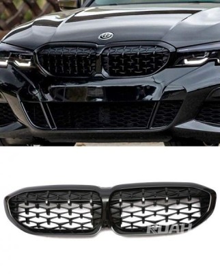 Gril frontal Rinichi pentru BMW G20 Sedan,G21 Touring,G28 Sedan,3 serie diamond Style Nergu foto