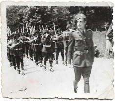 D1450 Defilare vanatori munte 10 mai 1946 Sinaia foto