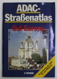 ADAC STRASENATLAS , OST - EUROPA , SC. 1: 750.000 , ATLAS RUTIER - EUROPA DE EST , TEXT IN LIMBA GERMANA , 1993