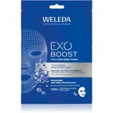 Weleda Exo Boost mască textilă revitalizantă cu colagen 20 ml