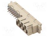 Conector HARTING DIN 41612 mufă mamă 31 pini drept 15A THT