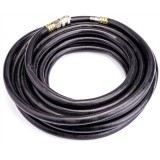Furtun pneumatic pentru aer comprimat, 10 metri, 10x17mm, 20 bari, cu cuplaje rapide incluse, Powermat