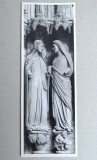 Robert Laillet &quot;Doua sculpturi gotice ale catedralei din Chartres &quot; fotografie originala cca 1930