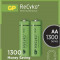 Acumulator AA (R6) GP NiMH Recyko+ 1300mAh 2 buc blister