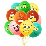 Set 24 Baloane Latex SpongeBob, Imprimeu Color, 30cm, Ropet - Aniversare Copii, Petrecere Tematica