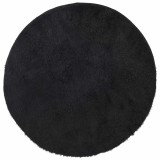 Cumpara ieftin Covor shaggy cu pom inalt, NAVARRA, negru, 120x120cm, poliester