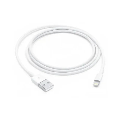 Cablu Date Lightning to Usb Apple 1m Alb foto