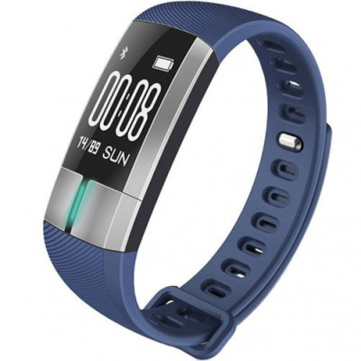 Bratara Fitness iUni G20, Display OLED 0.73 inch, Bluetooth, Pedometru, Notificari, Albastru foto