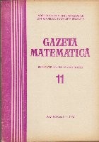 Gazeta Matematica, Nr. 11/1975 foto