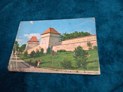 CARTE POSTALA -TG.MURES CETATEA MEDIEVALA CIRCULATA foto