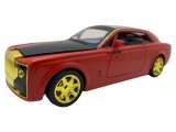 Macheta metal Rolls Royce Phantom limuzina replica deschide usi, capota si portbagaj 19cm rosu