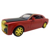Macheta metal Rolls Royce Phantom limuzina replica deschide usi, capota si portbagaj 19cm rosu