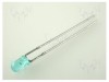 LED 3mm Albastru 20-50mcd 60&deg; Convex, Tensiune 3,8-4,5V, KINGBRIGHT ELECTRONIC