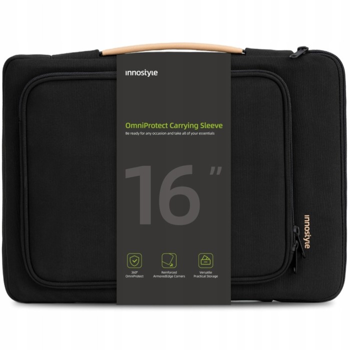 Innostyle 16&amp;quot; Geantă Pentru Laptop Caz Impermeabil Omniprotect Negru