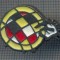 AX 1021 INSIGNA - FEDERATIA REGALA SPANIOLA DE FOTBAL -PENTRU COLECTIONARI