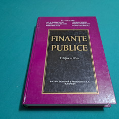 FINANȚE PUBLICE / IULIAN VĂCĂREL / EDIȚIA A IV-A / 2003 *
