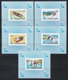 Niger 1980 - Jocurile Olimpice - Lake Placid, 5 Colite DE LUX NDT, MNH