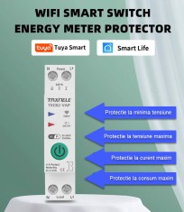 Releu protectie la suprasarcina contorizare smart WIFI 63A