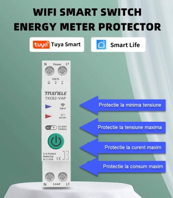 Contor inteligent WIFI 63A TUYA foto