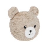 Perna decorativa pentru copii, Urs Bej, 28x28 cm, ATU-085375