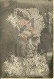 FOTO, BUST - PICTORUL TACHE SOROCEANU, SCULPTAT DE M. ONOFREI, 1925
