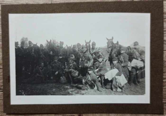 Militari romani cu cai, perioada interbelica// fotografie