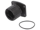 Conector Poliamidă HelaGuard Negru IP66