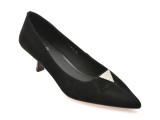 Pantofi eleganti FLAVIA PASSINI negri, C62, din piele intoarsa