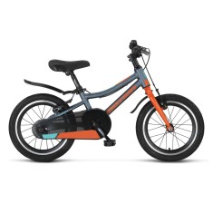 Bicicleta copii Motion, culoare gri/portocaliu, roata 20&quot;, cadru din otel Cod:52073000002
