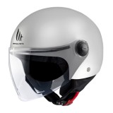 Casca Open Face Scutere/Motociclete MT Street S A0 Alb Lucios &ndash; omologare noua ECE 22.06 - Alb - XXS