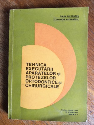 Tehnica executarii aparatelor si protezelor ortodentice si chirurgicale, manual foto