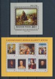UNGARIA-PICTURA-DOUA COLITE DANTELATE MICHEL 120 SI 170, Nestampilat