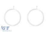 Set de ghiduri de lumina potrivit pentru inel mic pe BMW X5 E70 2007-2013, stanga si dreapta Performance AutoTuning