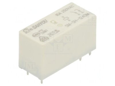 Releu Electromagnetic 24VDC 16A 250VAC SPST-NO THT foto