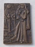 Infante Dom Henrique print portughez in secolul al XV-lea - placheta superba, medalie rara