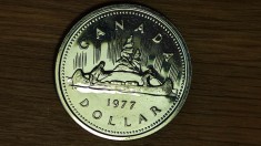Canada - moneda de colectie an unic - 1 dollar 1977 PROOF-like - absolut superba